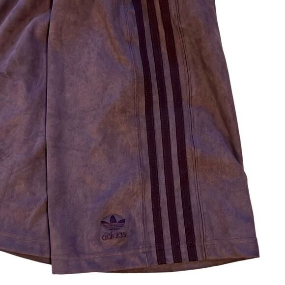 Adidas shadow maroon Suede Skirt size M - Picture 4 of 10